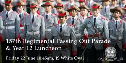157th Annual Cadet Corps Regimental Passing Out Parade and Year 12 Luncheon