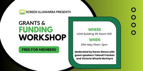 Screen Illawarra's Grants and Funding Workshop