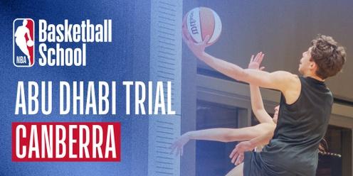 Canberra Trial for Abu Dhabi Tournament hosted by NBA Basketball School Australia