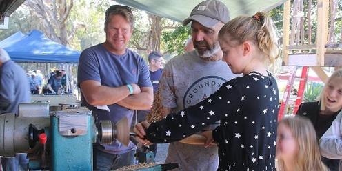 Woodturning with Woodstories @ Wollongong Wood Workshops & Market