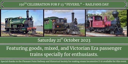150th Celebration for F 13 "Peveril" - Railfans/Photographers Day