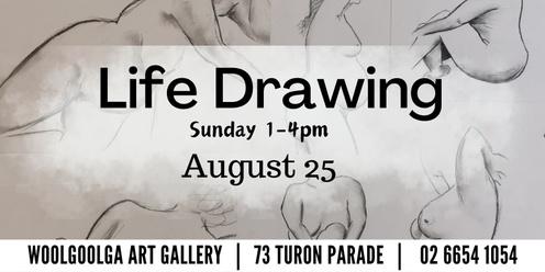 Life Drawing Session - 3 hours (August 25)