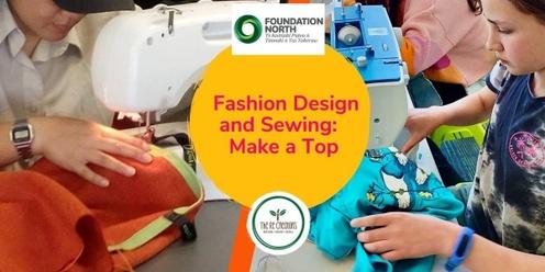 Tweens/ Teens Creative Fashion Design and Sewing: Make a Top: West Auckland's RE: MAKER SPACE Wednesday 24 January 10am-4pm