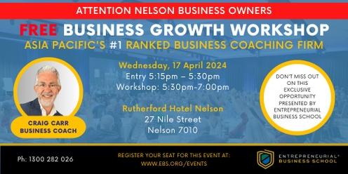 Free Business Growth Workshop - Nelson (local time)