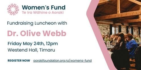 Fundraising Luncheon with Dr. Olive Webb