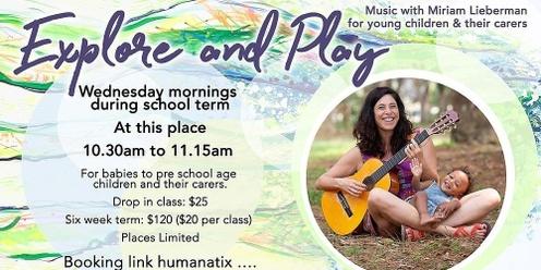 Explore and Play - Music for young children and their carers with Miriam Lieberman