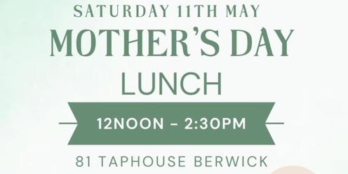 Mothers Day Luncheon @81 11th May