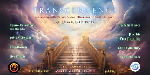 Transcendence ~ Journeying with Cacao, Voice, Movement, Breath & Sound