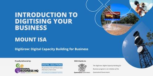 Introduction to digitising your business - Mount Isa