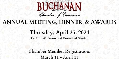 Buchanan Area Chamber of Commerce - Annual Meeting, Dinner & Awards