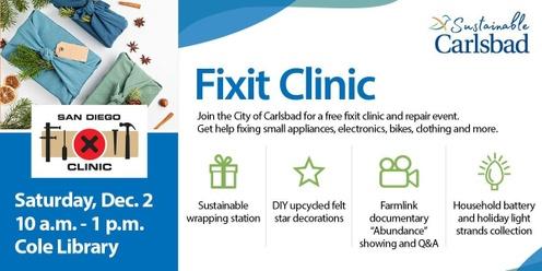 SD Fixit Clinic in Carlsbad