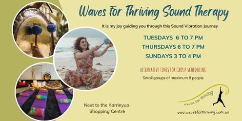 Waves for thriving Sound Therapy