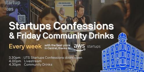 UTS Startups Confessions and Friday Drinks thanks to AWS