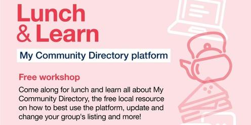 Lunch & Learn: My Community Directory Training October