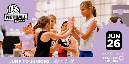 JUMP TO JUNIORS CLINIC - NISSAN ARENA - AGES 9 - 12