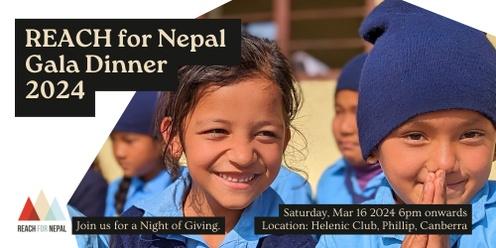 REACH for Nepal Gala Dinner 2024
