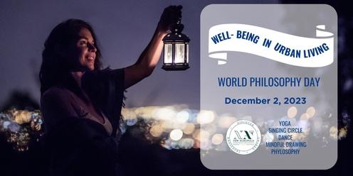 World Philosophy Day 2023 _ Well-Being in Urban Living