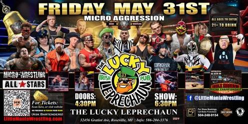 Roseville, MI - Micro-Wrestling All * Stars Show #3 (All Ages!): Little Mania Rips Through The Ring!