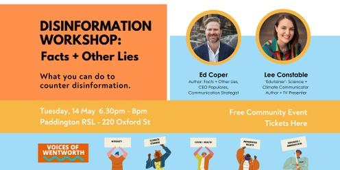 Disinformation Workshop - Facts + other Lies 