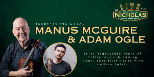 Manus McGuire and Adam Ogle; Live at the Hotel Nicholas Beechworth