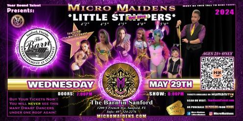 Sanford, FL - Micro Maidens: The Show "Must Be This Tall to Ride!"