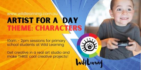 Kids! Be an Artist for a Day - CHARACTERS