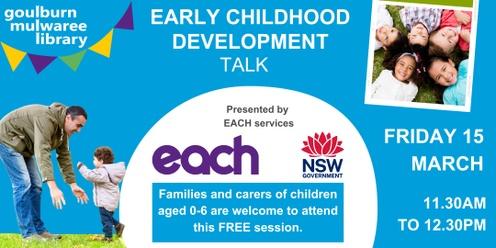 Early Childhood Development Talk
