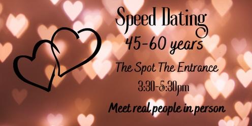 45- 60 years Speed Dating 
