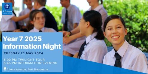 Year 7 2025 Twilight Tour and Information Evening