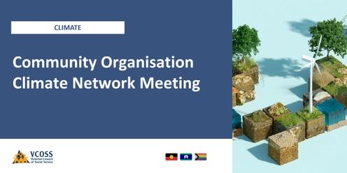 Community Organisation Climate Network Meeting