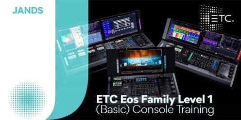 ETC Eos Family Level 1 (Basic) Console Training - Sydney