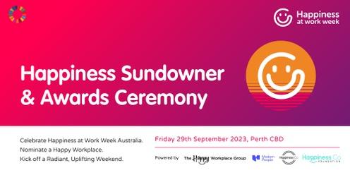 Happiness at Work Week Award Ceremony Sundowner