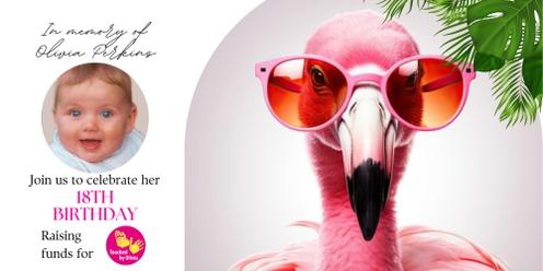 Olivia's Pink Flamingo 18th Birthday Party