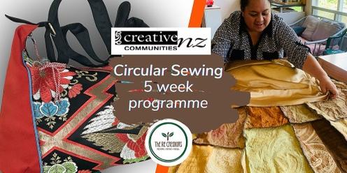 Circular Fashion (Sewing, Upcycling and Design) 5 Week Programme, West Auckland's RE: MAKER SPACE, 7 February-7 March, Tuesdays 6.30-8.30pm