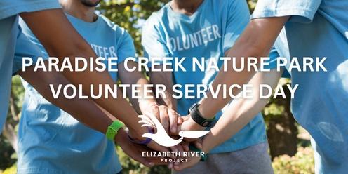 Paradise Creek Nature Park Volunteer Service Day