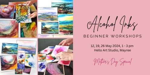 Alcohol Inks Beginner Workshop Series - 12, 19, 26 May 