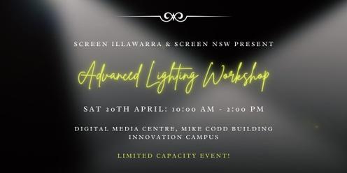 Screen Illawarra x Screen NSW - Advanced Lighting Workshop