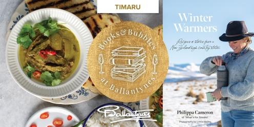 Books & Bubbles with Philippa Cameron at Ballantynes Timaru