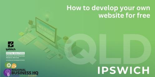 How to develop your own website for free - Ipswich