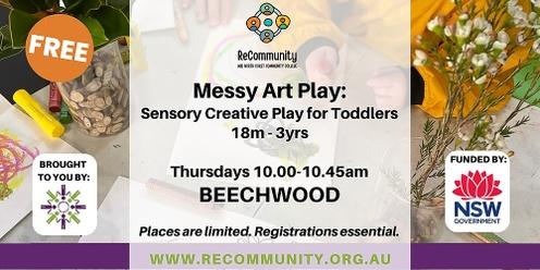 Messy Art Play - Sensory Creative Play for Toddlers (18m-3yrs) | BEECHWOOD