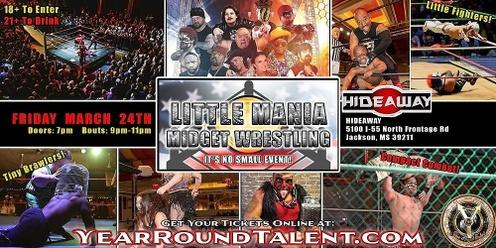 Jackson, MS - Micro-Wresting All * Stars: Little Mania Rips Through the Ring!