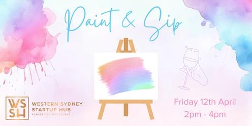 Paint & Sip at the Western Sydney Startup Hub