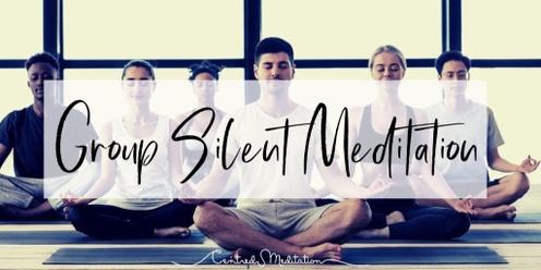 Online Group Silent Meditation with your Global Centred Society on Mondays