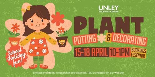 Plants & Potters at Unley Shopping Centre!