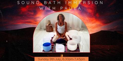 Sound Bath Immersion with Paula