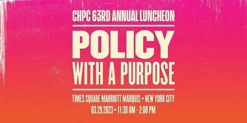 CHPC's 63rd Annual Luncheon