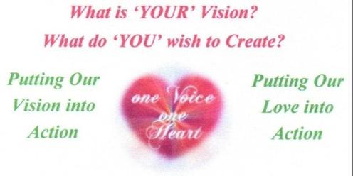 I HAVE A VISION (AND MISSION) WILL YOU JOIN ME? WHAT IS YOUR VISION?