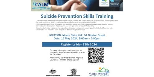 FREE Suicide Prevention & Intervention Training (CALM)
