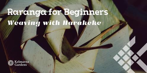 Raranga for Beginners, Weaving with Harakeke (Dec)