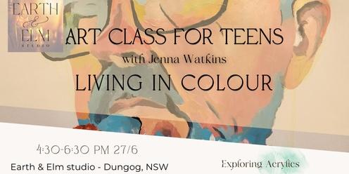 Living in Colour- Exploring Acrylics with Jenna Watkins